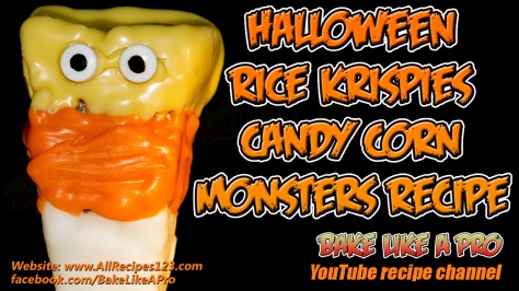 halloween-rice-krispies-candy-corn-monsters-bakelikeapro-youtube