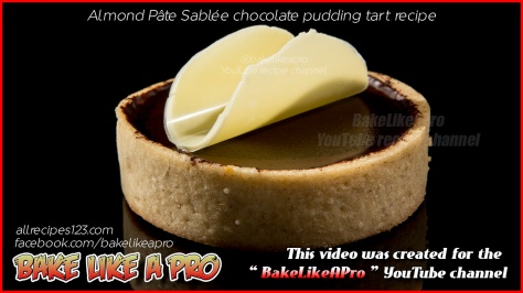 Easy Almond Pate Sablee Chocolate Pudding Tart Recipe
